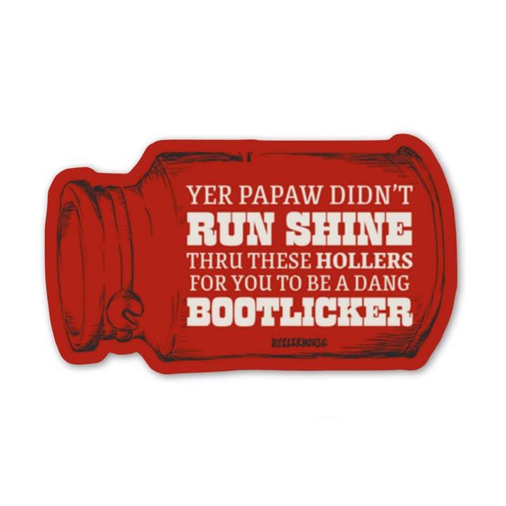 Bootlicker Bumper Sticker for wholesale by HollerHouse