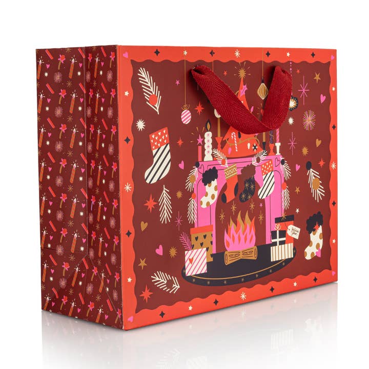 Yuletide Glow™ Holiday | Christmas Gift Bag for wholesale by Old Whaling Company