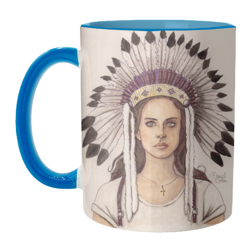 ART WOW - Wholesale Coffee Mug - Mugs 'Lana Del Rey IV' by Daniel Cash4