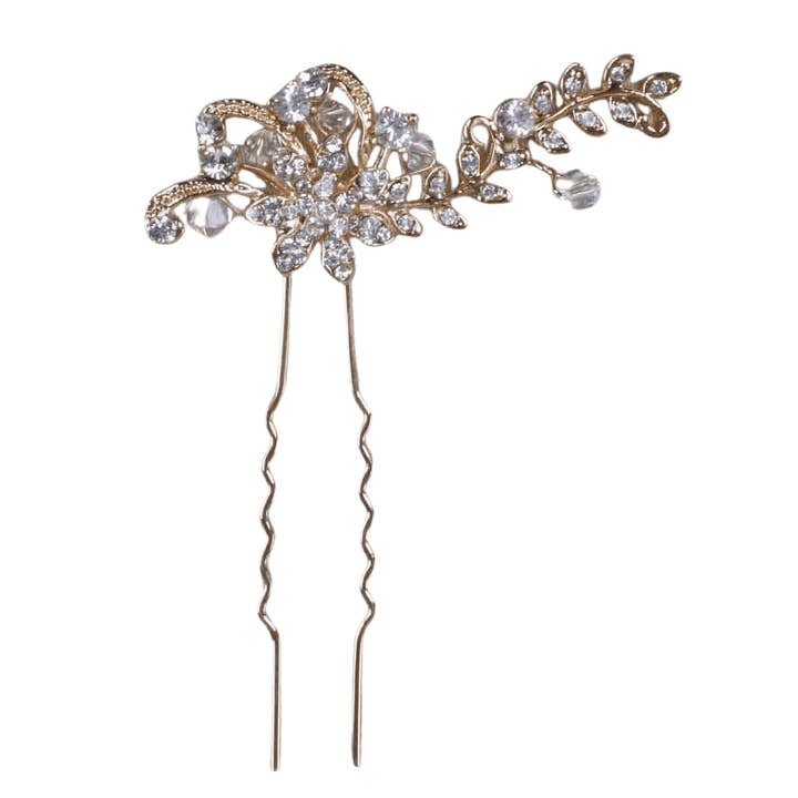 Flormoda - Wholesale Hair Pin - Alexandra Gold Fork Pack
