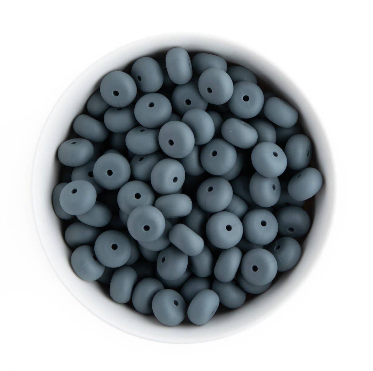 Cara & Co Silicone Craft Supply – wholesale Pärlor – 14 mm abacusformade silikonpärlor17