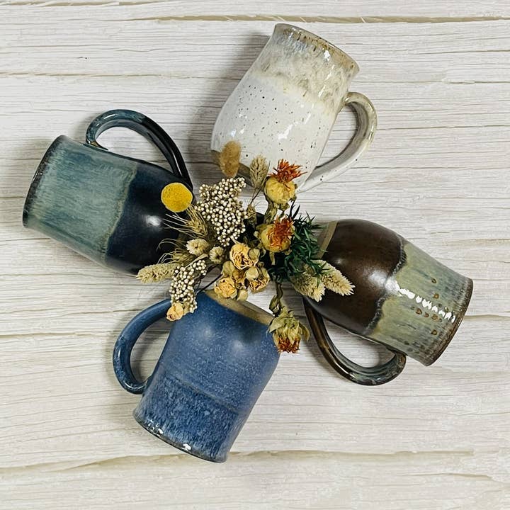 Crisanthemum Studios - Wholesale Coffee Mug - Wheel-Thrown Ceramic Mug–Rustic for Boutiques & Cafes & more9