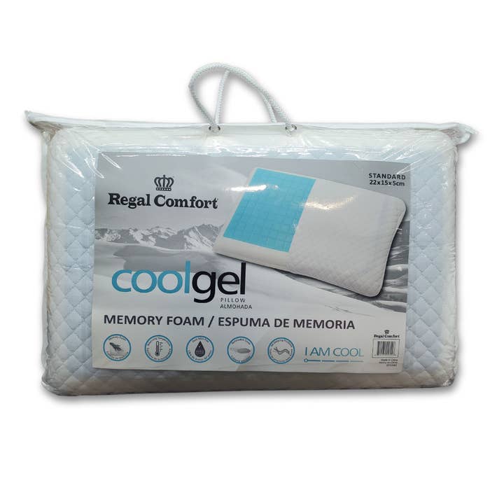 Cool Gel Memory Foam Pillow for wholesale by Duke Imports