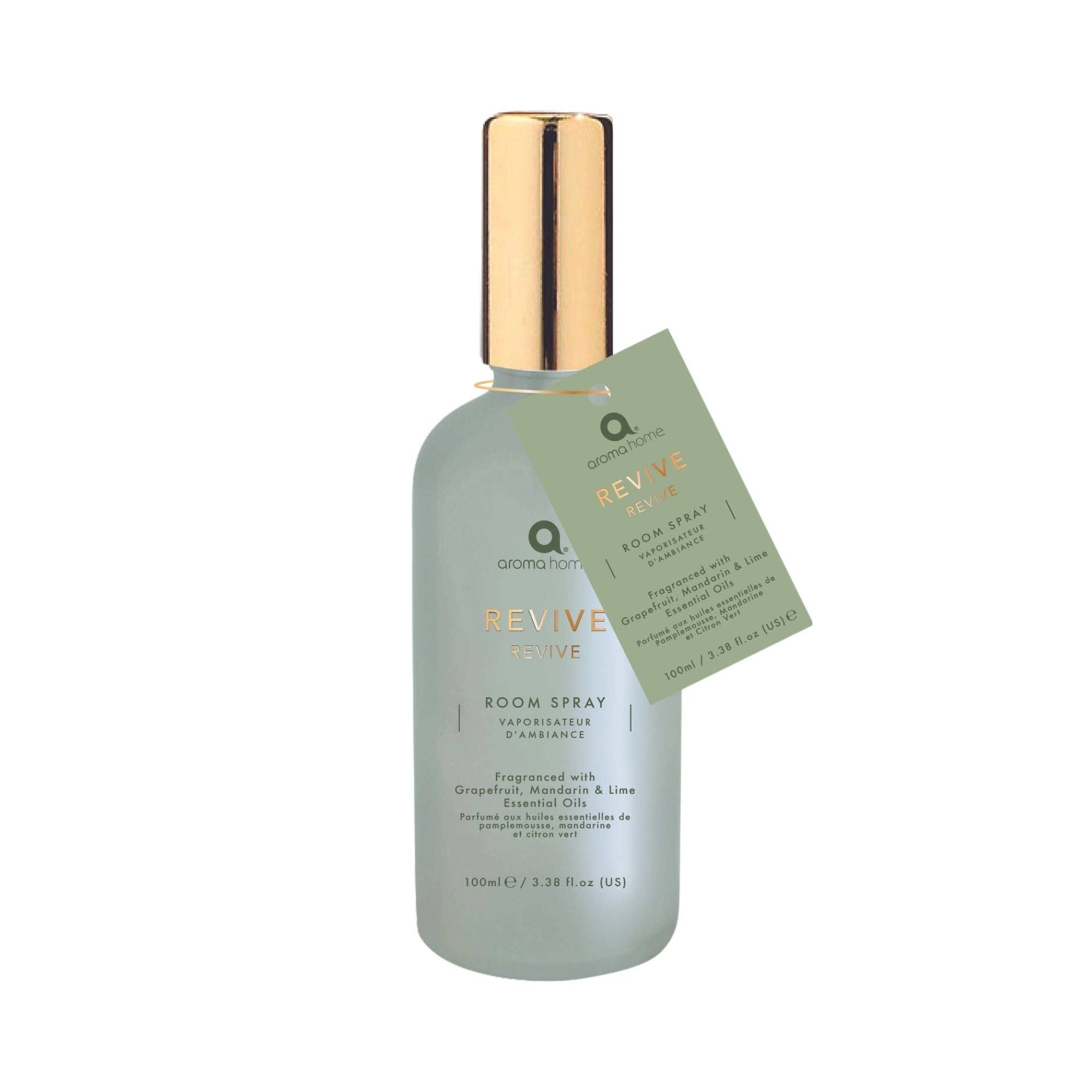 Aroma Home – wholesale Room & linen spray – 100ml Revive Room Spray - Grapefruit, Mandarin, Lime0