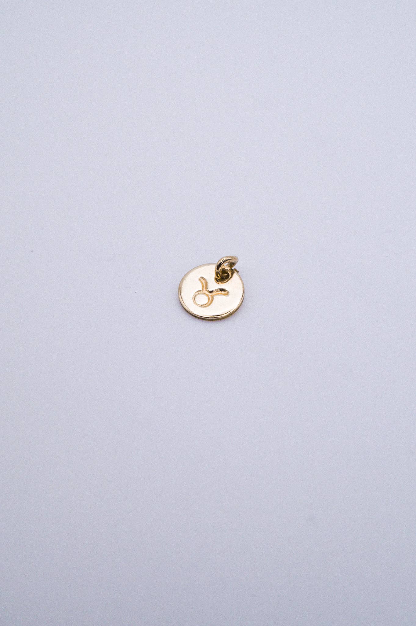 Hannah Naomi - Wholesale Individual Charm/Pendant - Tiny Zodiac Circle Charm, SOLID 14K Gold1