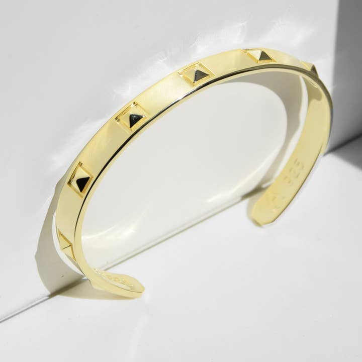 Armreif ROCKSTAR | 925 SILBER | vergoldet for wholesale on Faire0