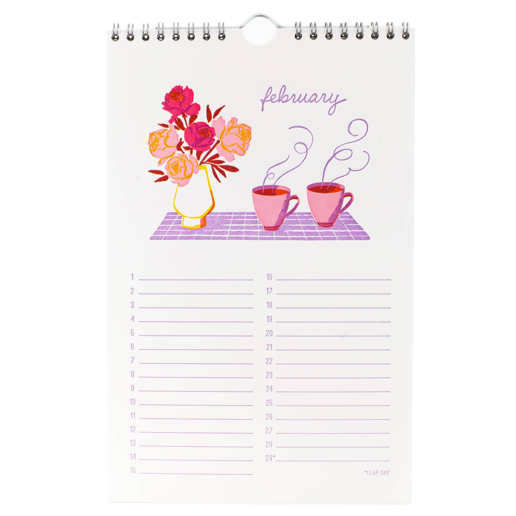 Smudge Ink - Wholesale Calendar - Good Morning Birthday Calendar3