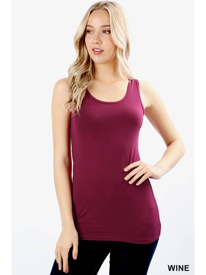 42POPS - Wholesale Tank Top - Women's - `.Cotton Jersey Basic Tank36