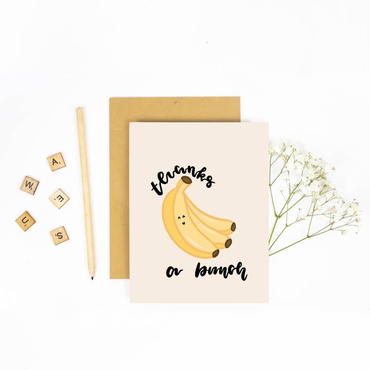 ¡Muchas gracias! Tarjeta de agradecimiento para venta al por mayor de Milky & Co. Studios