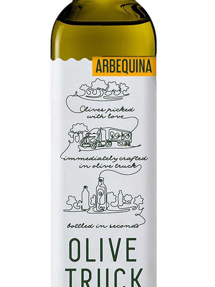 Arbequina - California EVOO for wholesale by Olive Truck