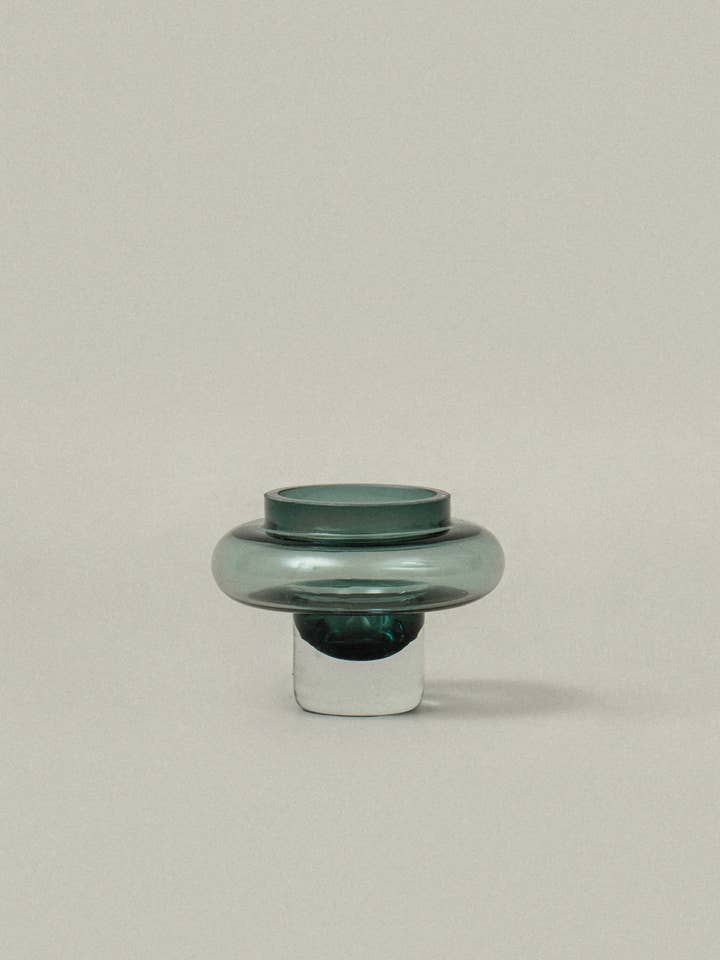Green Kandila Glass Tealight Candle Holder for wholesale by SUNNY HOME