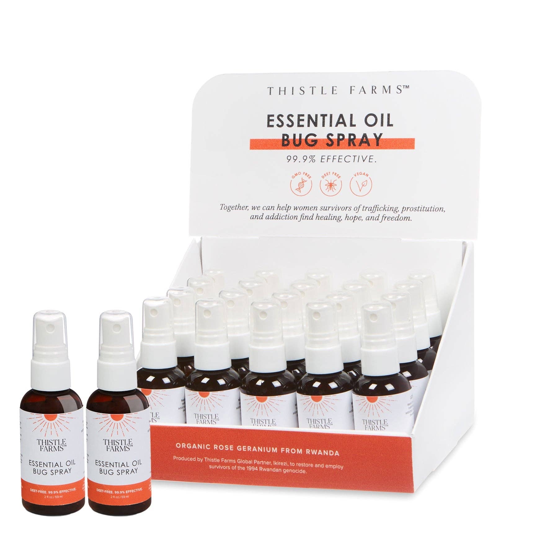 Thistle Farms - Vente Insectifuges - Présentoir insectifuge à base d'huiles essentielles0