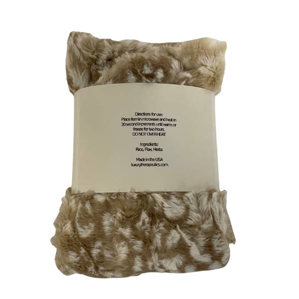 Luxury Therapeutics - Venta al por mayor Botines - Mujer - Botines de Spa de Lujo Calefactables - Lux Ocelot Biscotti3