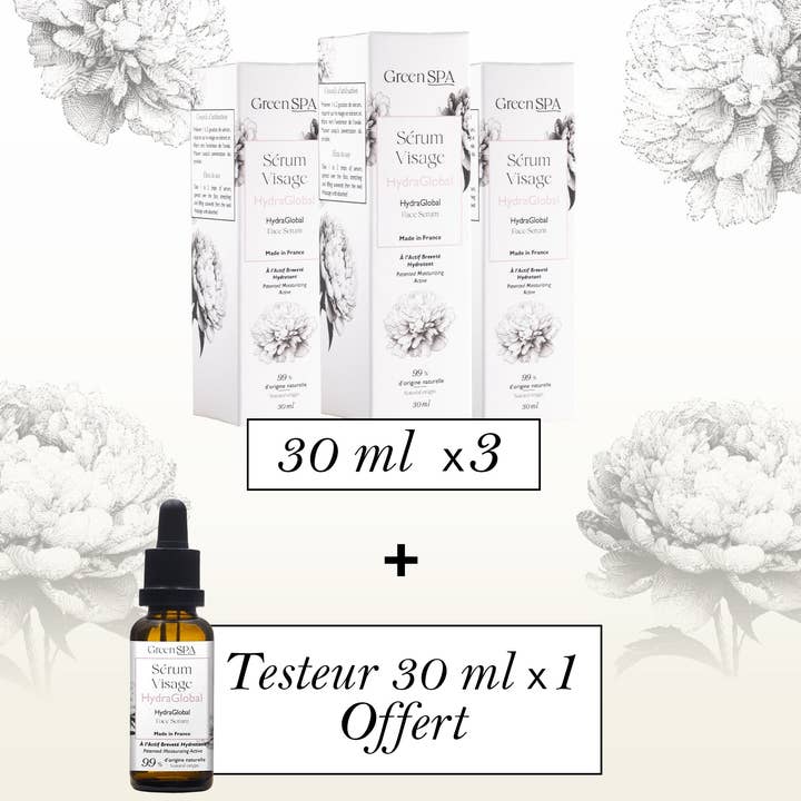 Green Spa - Wholesale Facial Serum/Concentrate - HydraGlobal Face Serum3
