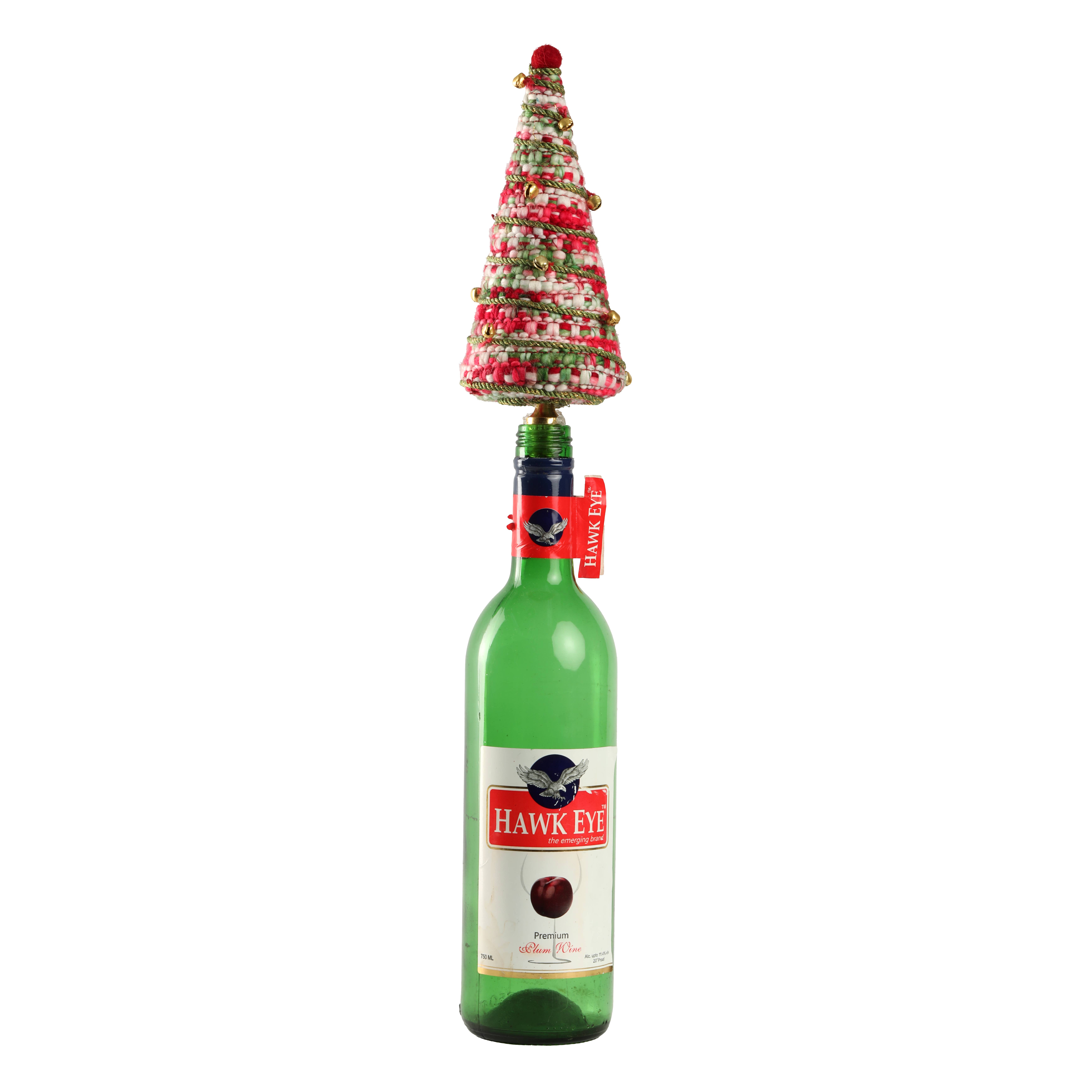 Vatican Homes - Wholesale Wine Stopper - 9" Tall Chunky Yarn Tree Bottle Stopper0