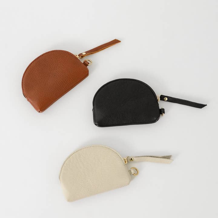 Half Moon Coin Pouch for wholesale by TAH Bags