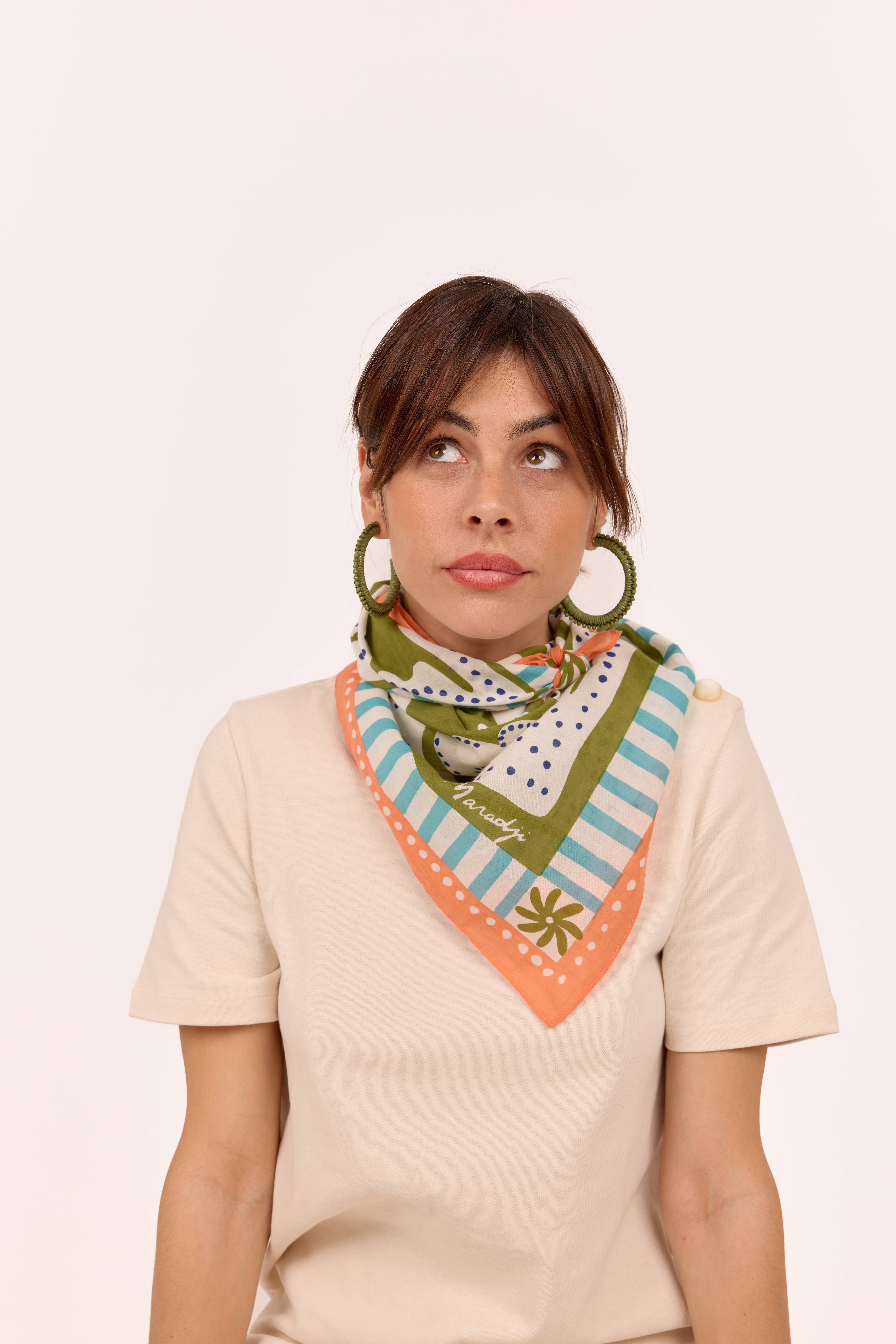 Maradji – Engroshandel Hoops – Chiara øreringe i raffia og perler4