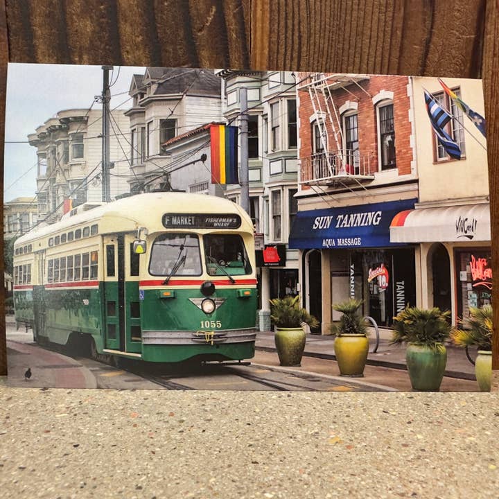 F Train Postcard for wholesale by Local Notion