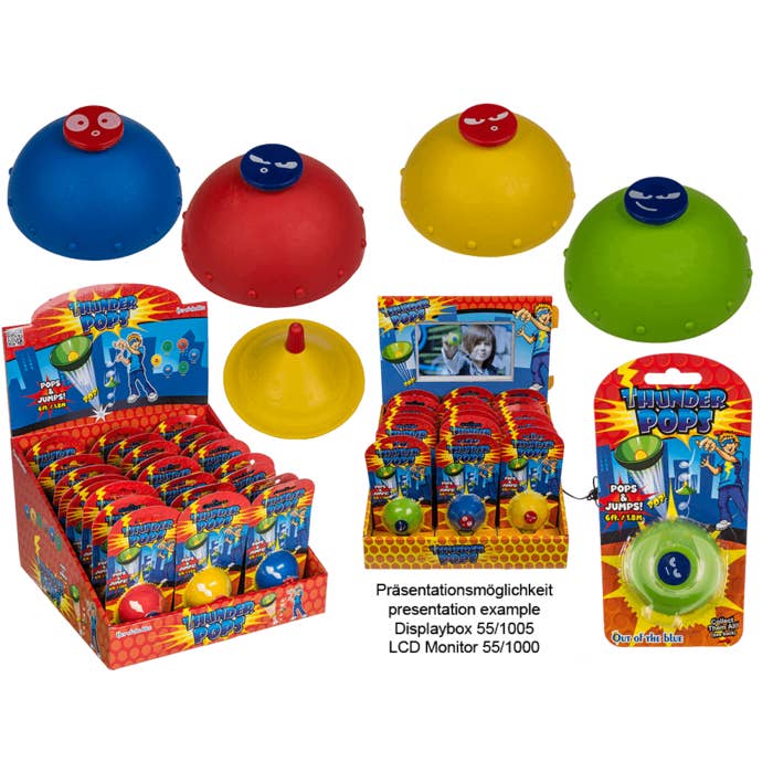 Rubber Ufo, Thunder Pops, for wholesale by Out of the blue KG