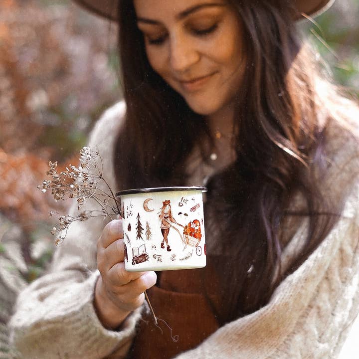 FuchsMaedchen - Wholesale Coffee Mug - Enamel Mug Autumn Love2