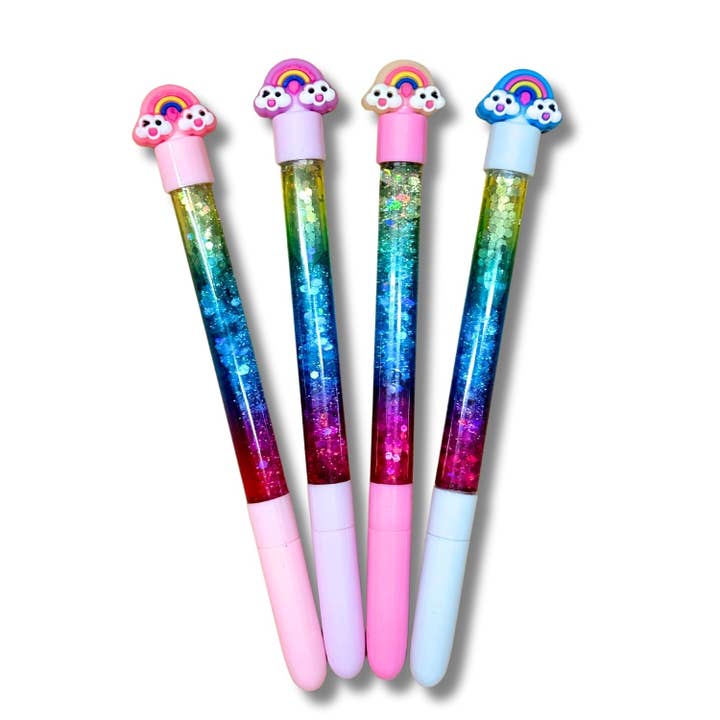 Rainbow Liquid Glitter Pen for wholesale by ZKY Wholesale