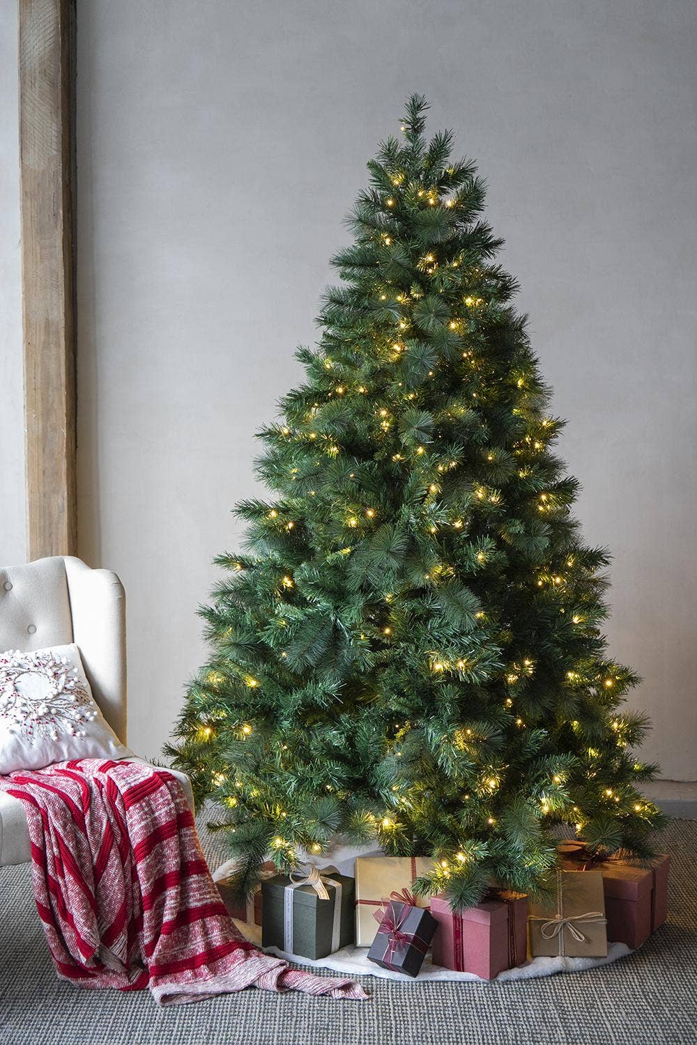 A&B Home Group Inc. - Wholesale Artificial Christmas Tree - 7'H x 55"D Pre-Lit  Artificial Christmas Tree4