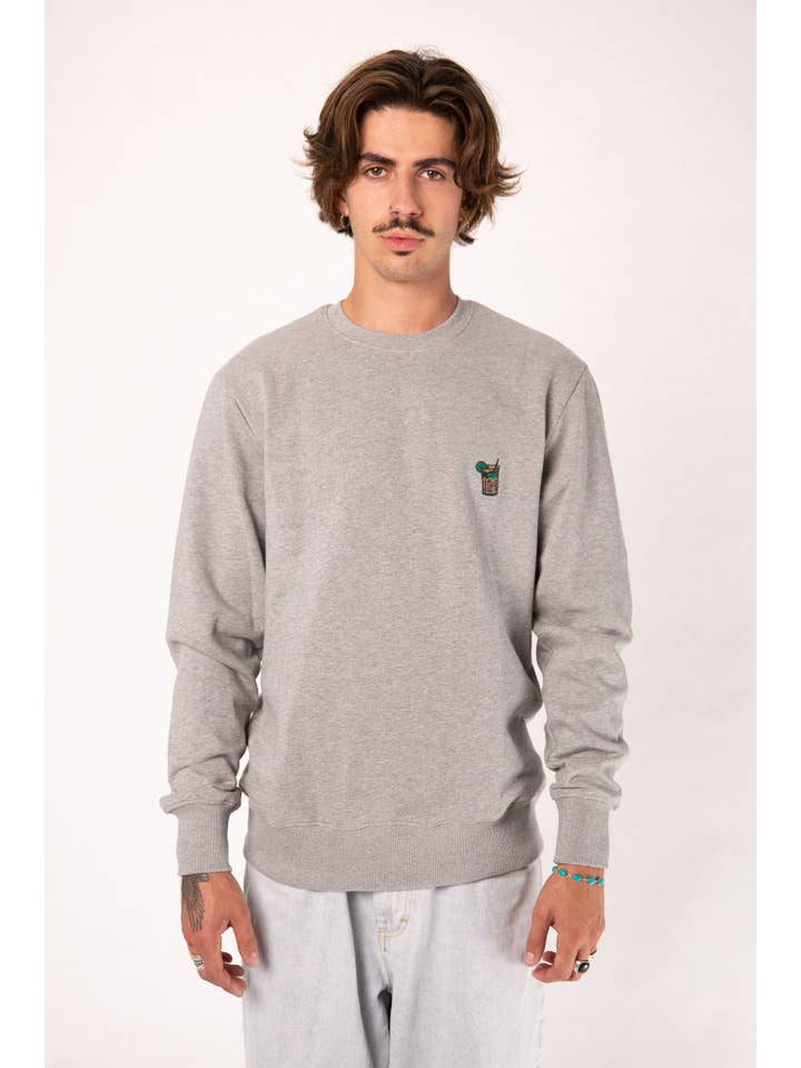 Fashion Drinks - Wholesale Sweatshirt - Men's - Cuba Libre | Embroidered organic cotton men sweater5