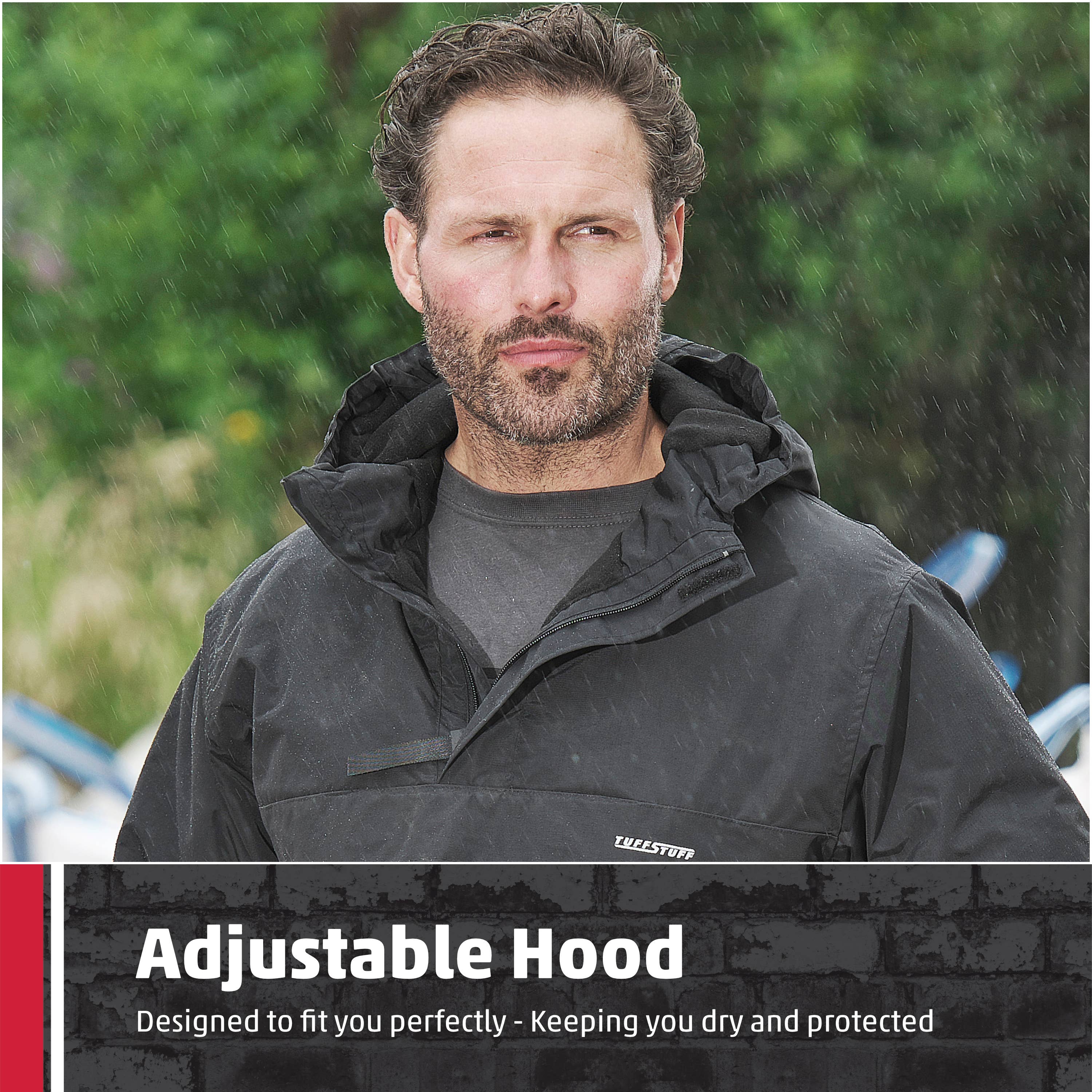 TuffStuff Workwear - Wholesale Windbreaker - Men's - TuffStuff Sutherland Unlined Windbreaker, Reflective Print7