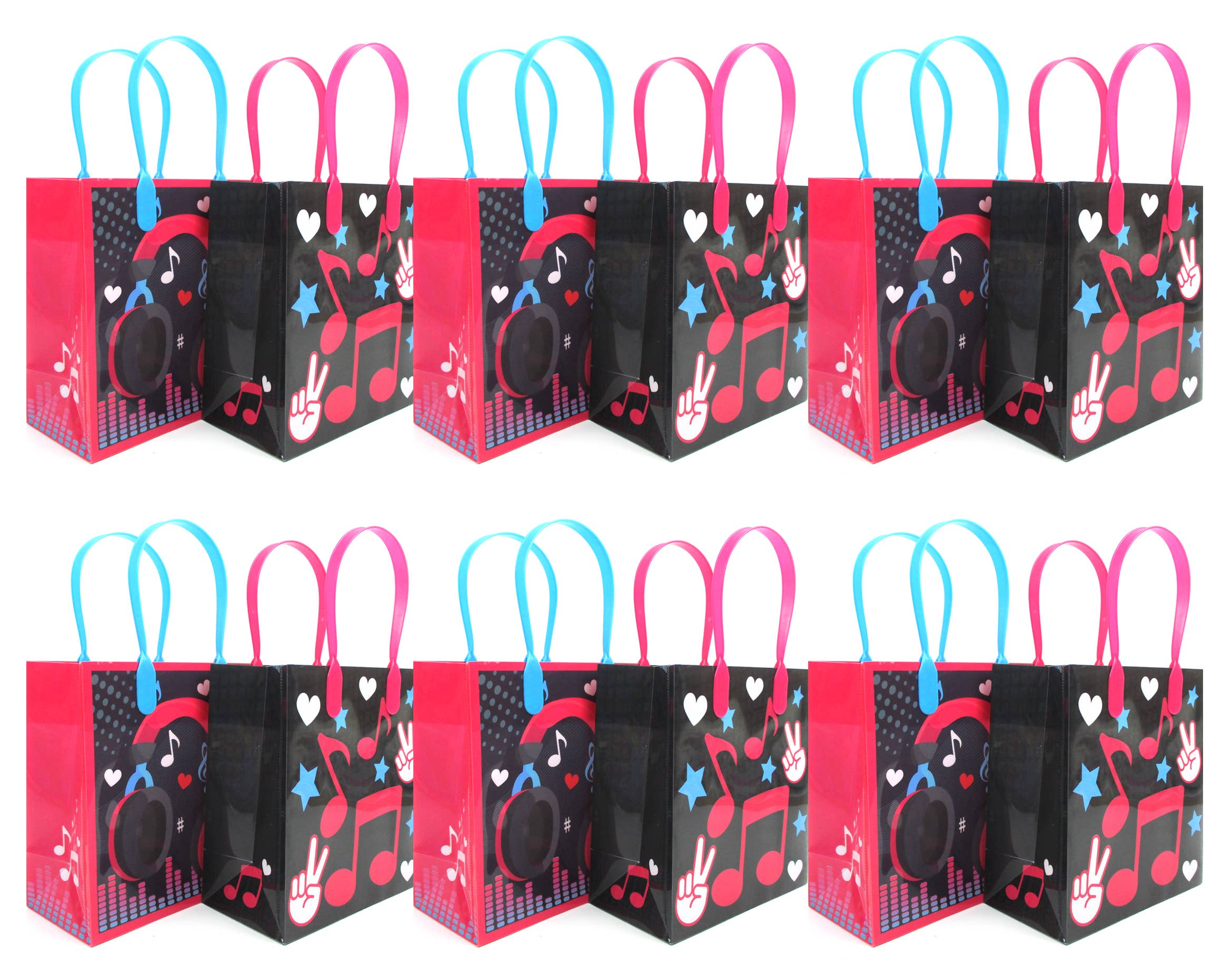 Tiny Mills – Saco/caixa para lembranças por atacado – Sacos para lembrancinhas de festa de música, pacote com 126