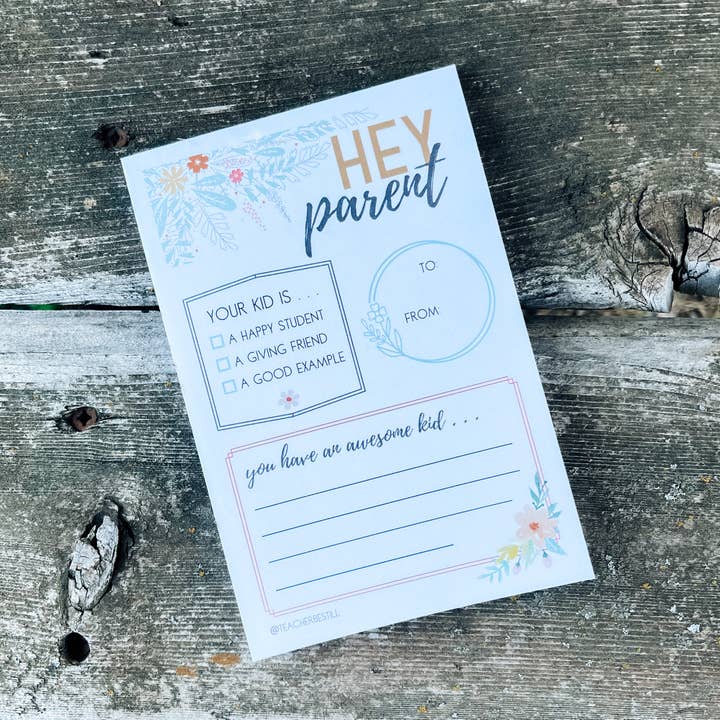 Hey Parent Notepad for wholesale by The Educators Mercantile by Teacher, Be Still