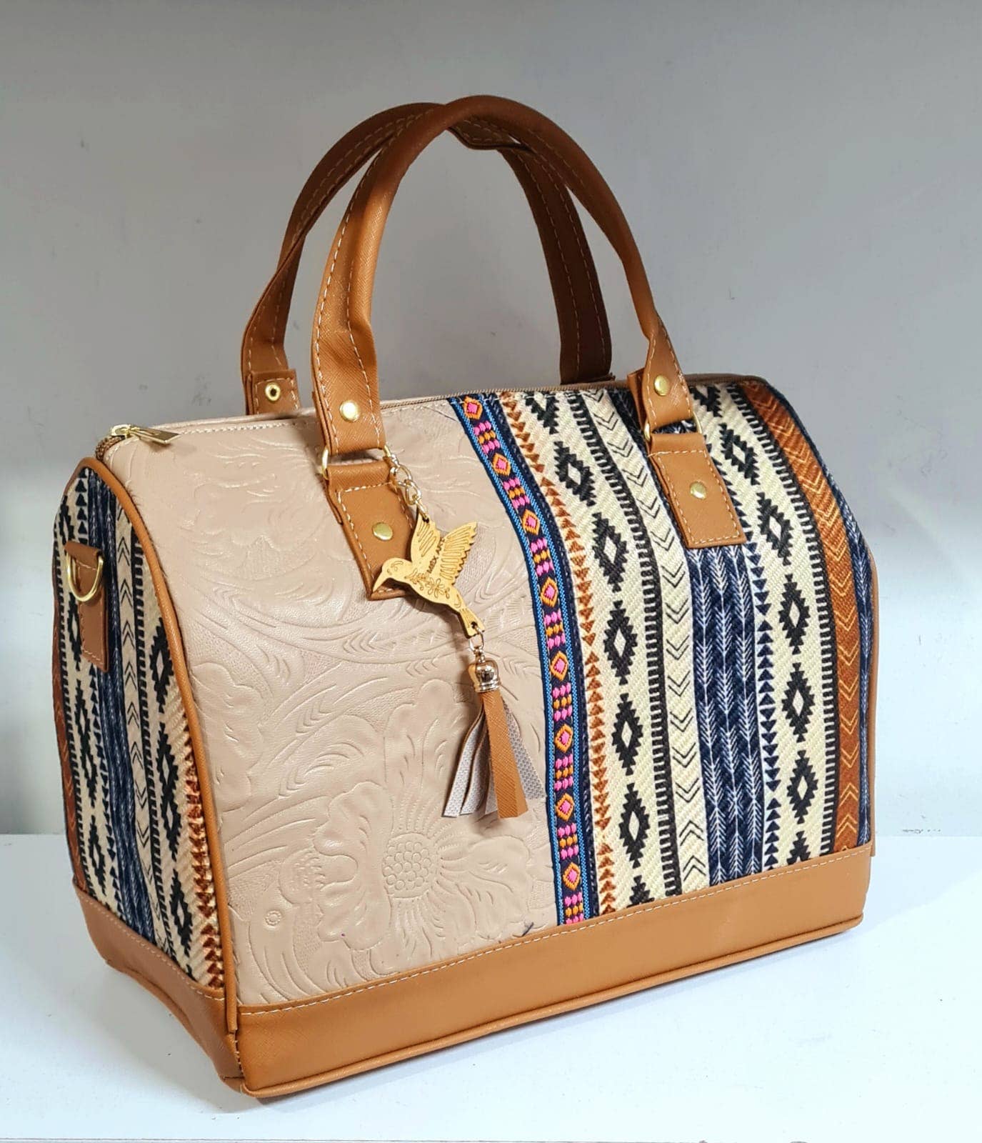 GMCE Global Trading, LLC - Wholesale Satchel - Women's - Artisan Handcrafted Satchel Embroidered Jute Bag9
