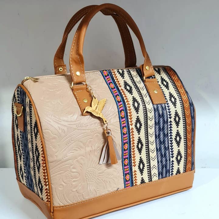 GMCE Global Trading, LLC - Wholesale Satchel - Women's - Artisan Handcrafted Satchel Embroidered Jute Bag9