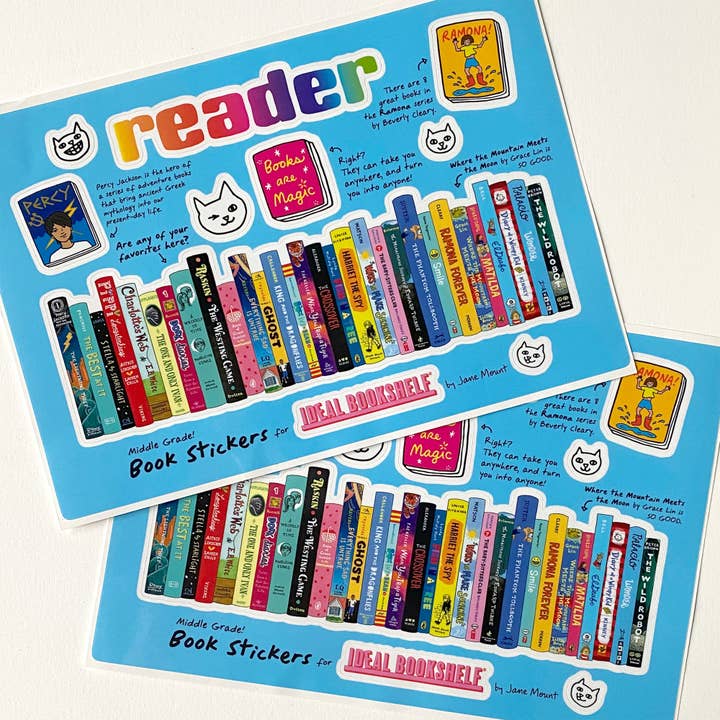 Sticker Sheets: Middle Grade! for wholesale by Ideal Bookshelf
