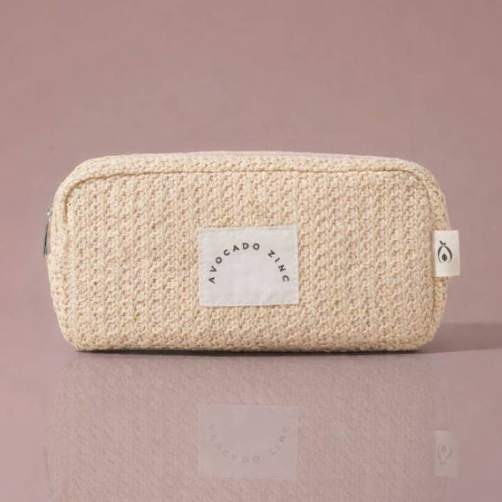 Sand Straw Pouch for wholesale by Avocado Zinc