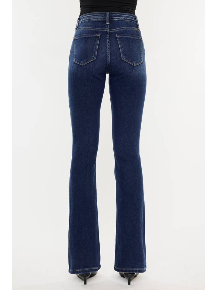 DARK OPEN PACK HIGH RISE BOOTCUT JEANS-KC20004D for wholesale on Faire4