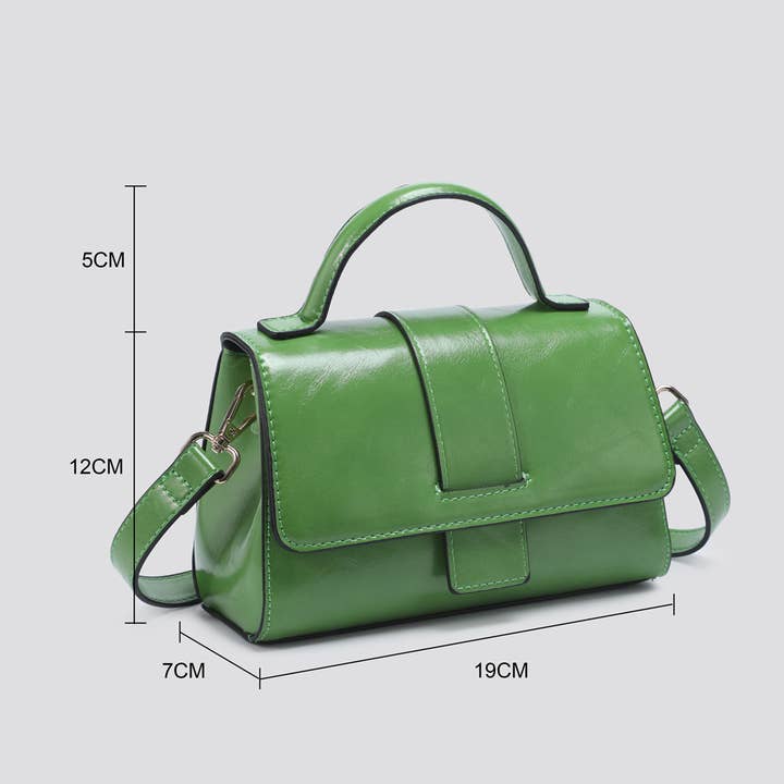 House of Milano - Wholesale Top Handle Bag - Women's - 25048 Vegan Leather Mini Crossbody Bag2