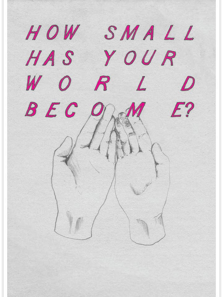 Lille verden Moderne illustrationstryk for engroshandel hos The Underdog Print Shop