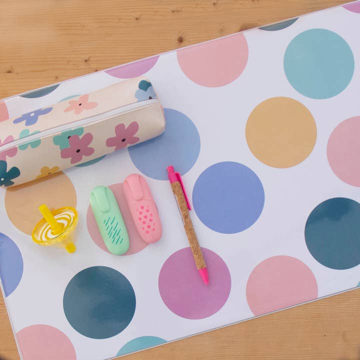 Base de Escritorio COLOR DOTS para venta al por mayor de Rosa com Canela
