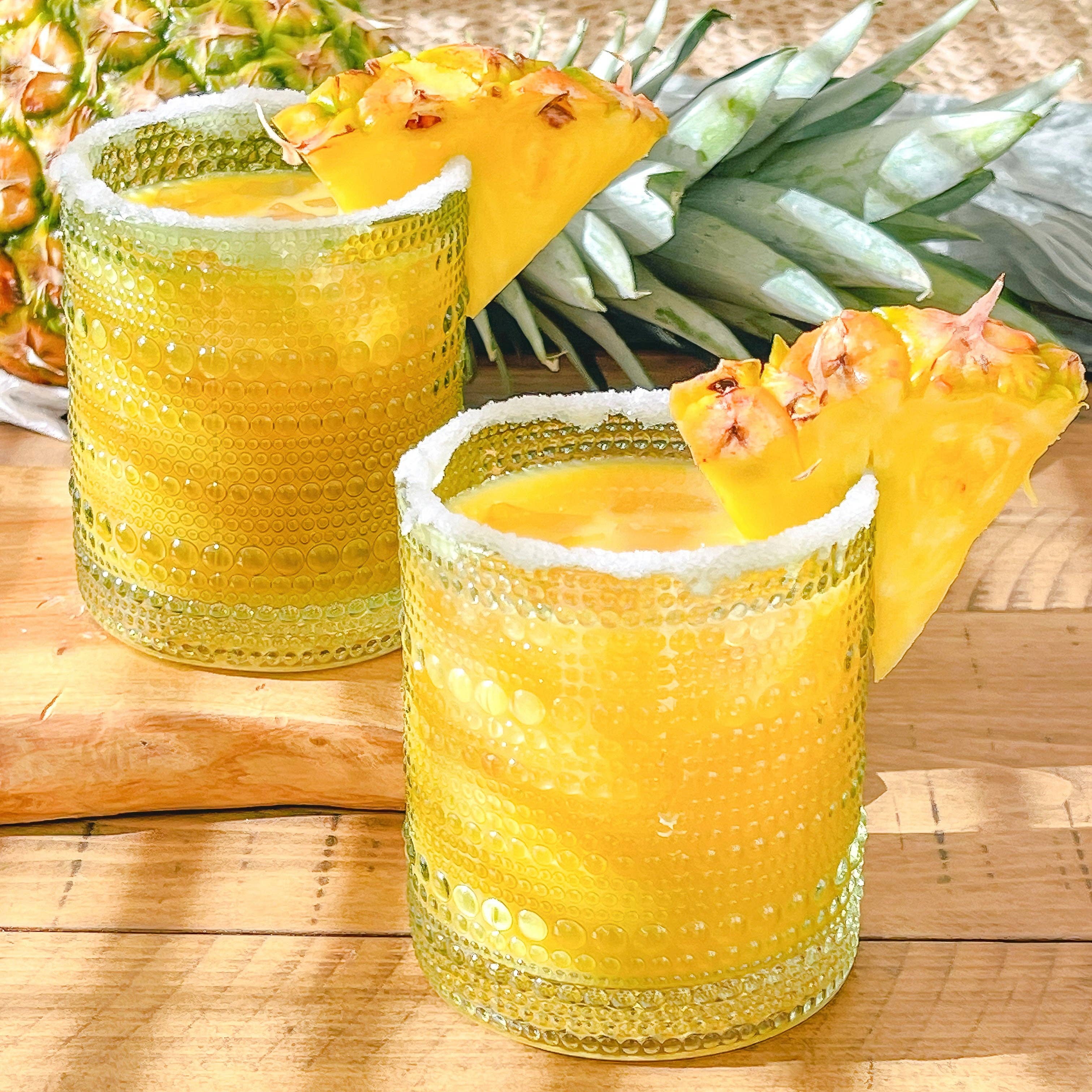 Kate Aspen - Wholesale Cocktail/Liquor Glass - 10 oz Beaded Sage Green Old Fashion Drinking Glass Set of 66