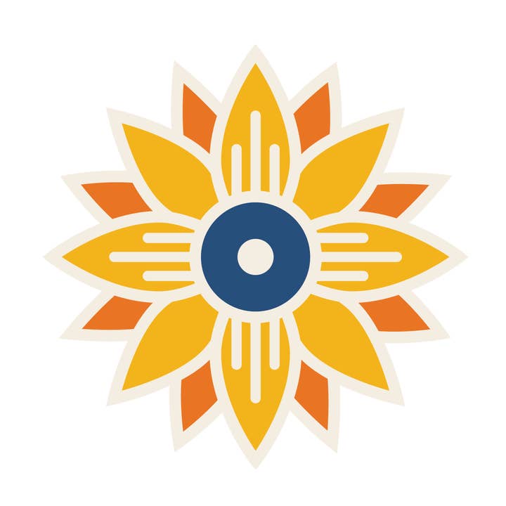 Adesivo de girassol Wichita por atacado de Heartlandia