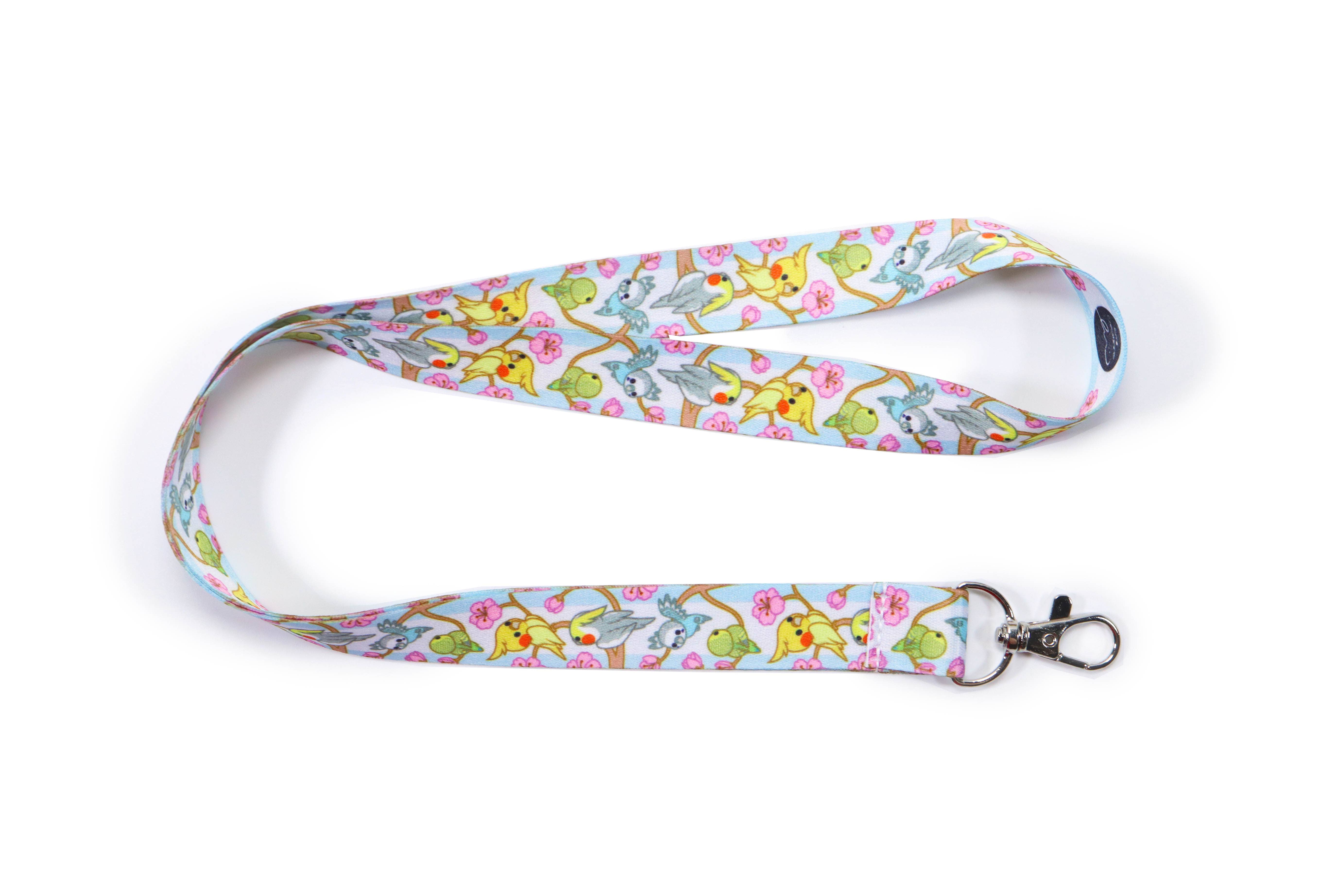 Emii Creations - Wholesale Lanyard - Unisex - Parrot Pattern Lanyard Key & ID Holder4