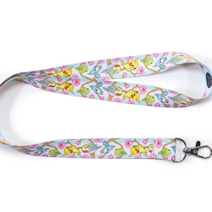 Emii Creations - Wholesale Lanyard - Unisex - Parrot Pattern Lanyard Key & ID Holder4