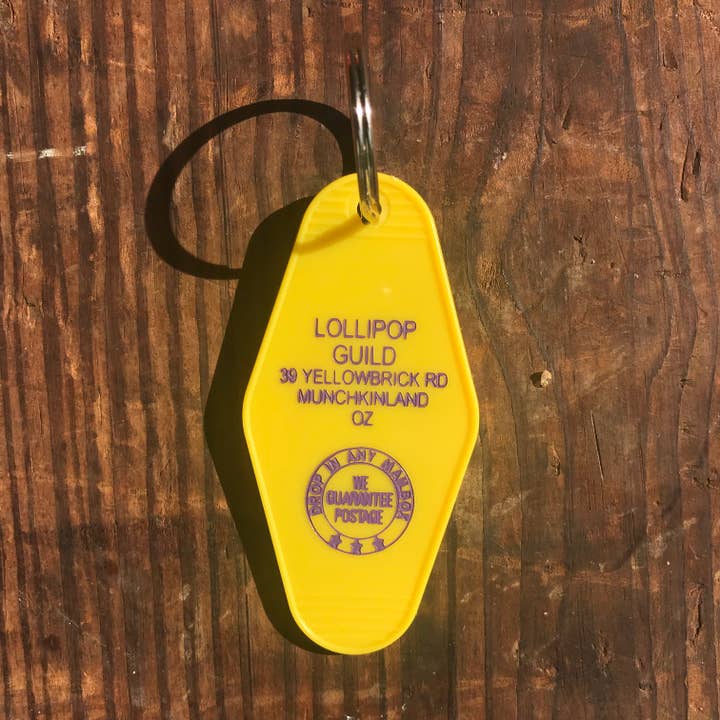Motel Key Fob - Lollipop Guild for wholesale by The 3 Sisters Design Co.