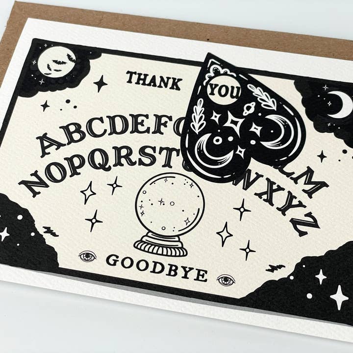 drawn by water - Vente Cartes de remerciements - Carte de vœux de remerciement Ouija Board3