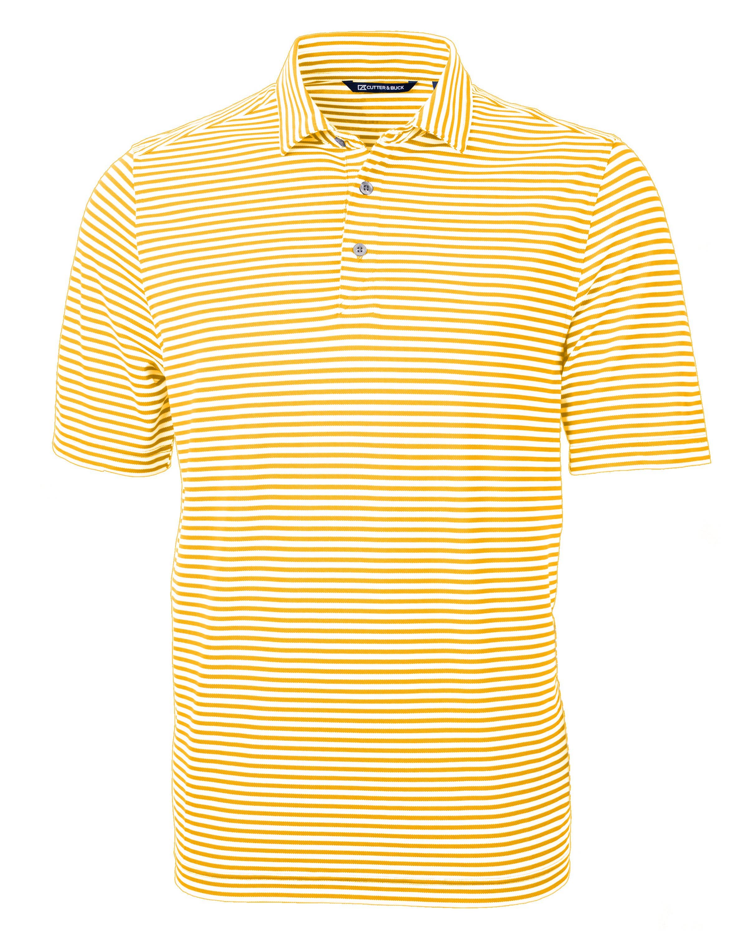 Cutter & Buck - Wholesale Polo - Men's - Cutter & Buck Virtue Eco Pique Stripe Recycled Men's Polo4