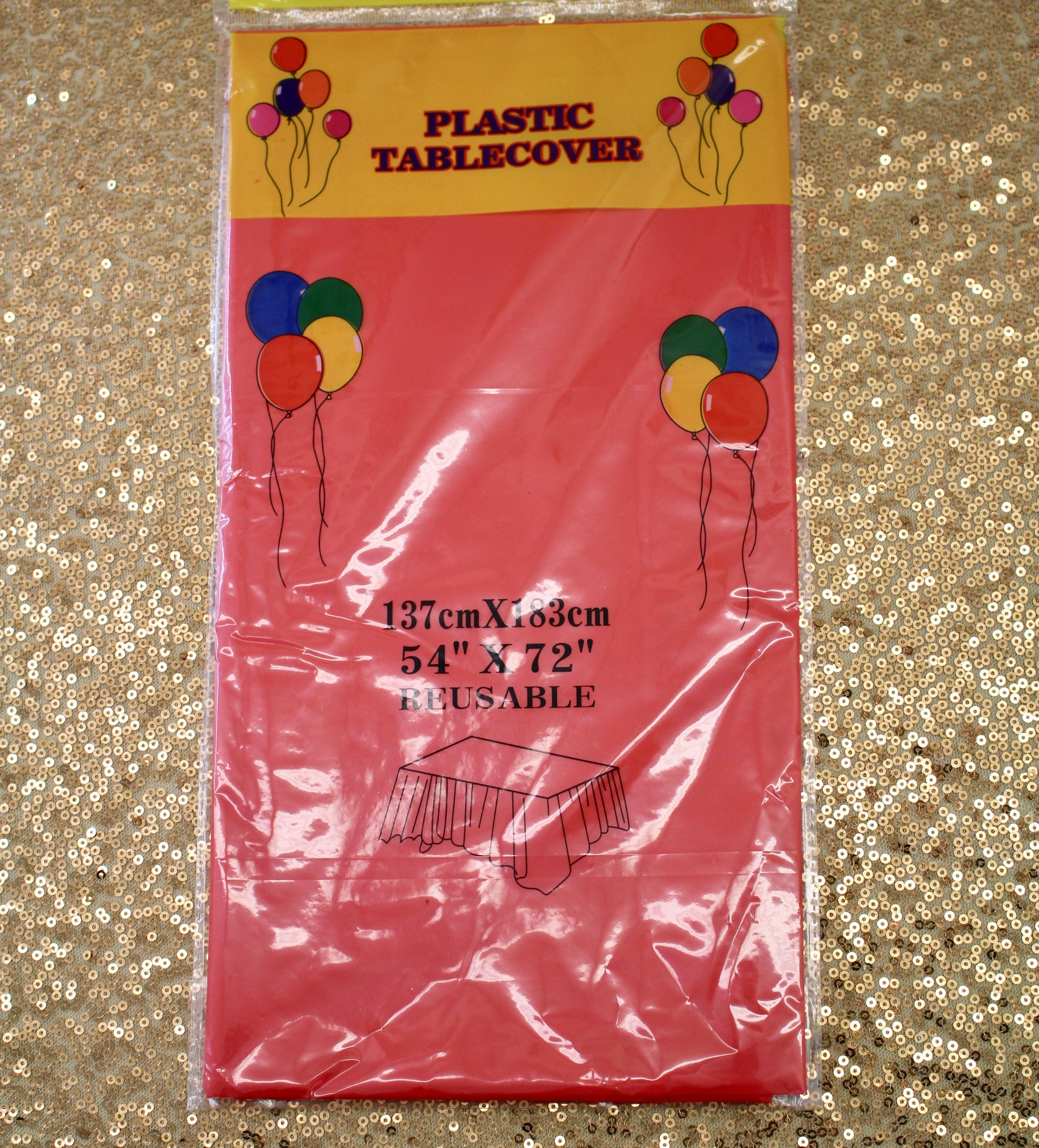 Your Party Box - Wholesale Disposable Table Cover/Runner - Heavy Duty Re-Usable Plastic Tablecloths1