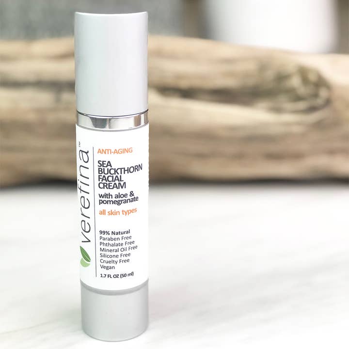 Sea Buckthorn Facial Cream with Aloe and Pomegranate for wholesale by Verefina