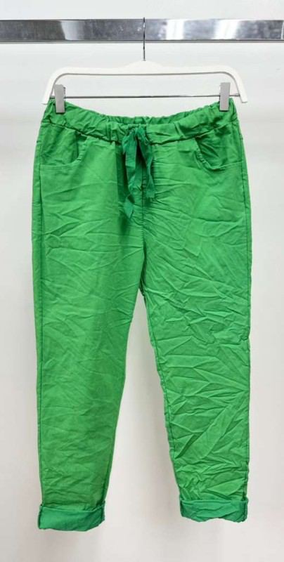 VENTI6 - Vendita all'ingrosso Pantalone - Donna - JOGGERS CON COULISSE INCRESPATI A TINTA UNITA (50060)38