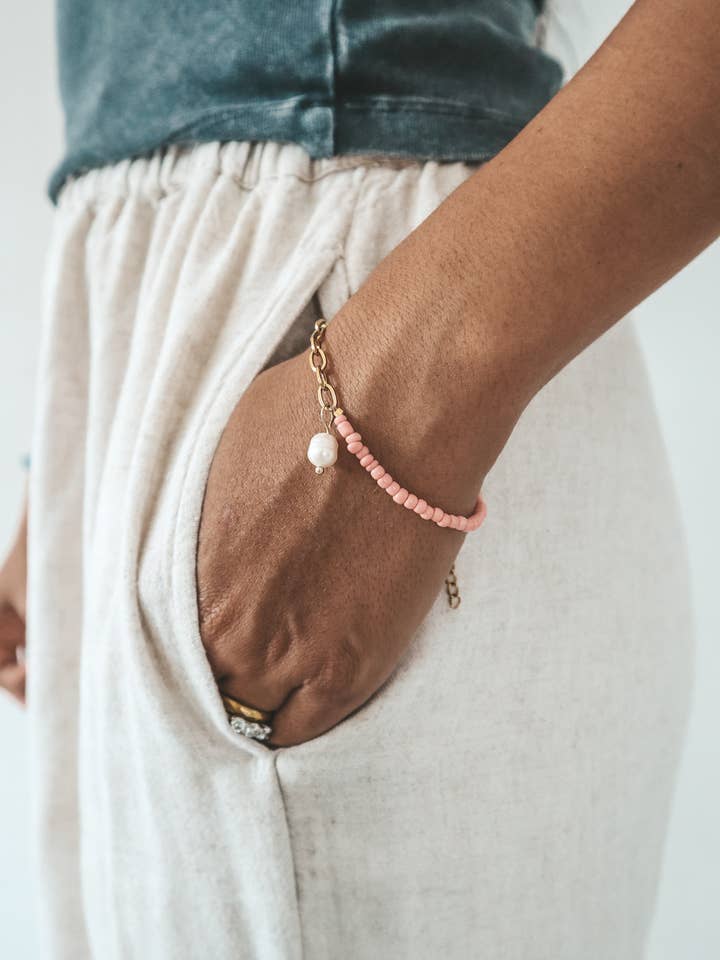 Braccialetto di Perline di Semi Pura Pearl per la vendita all'ingrosso da parte di Bali Soul