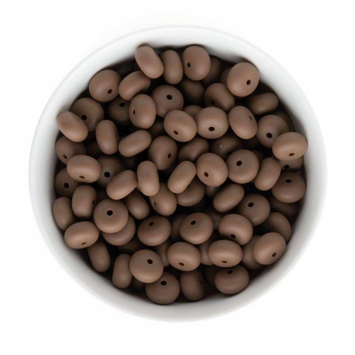 Cara & Co Silicone Craft Supply – wholesale Pärlor – 14 mm abacusformade silikonpärlor14